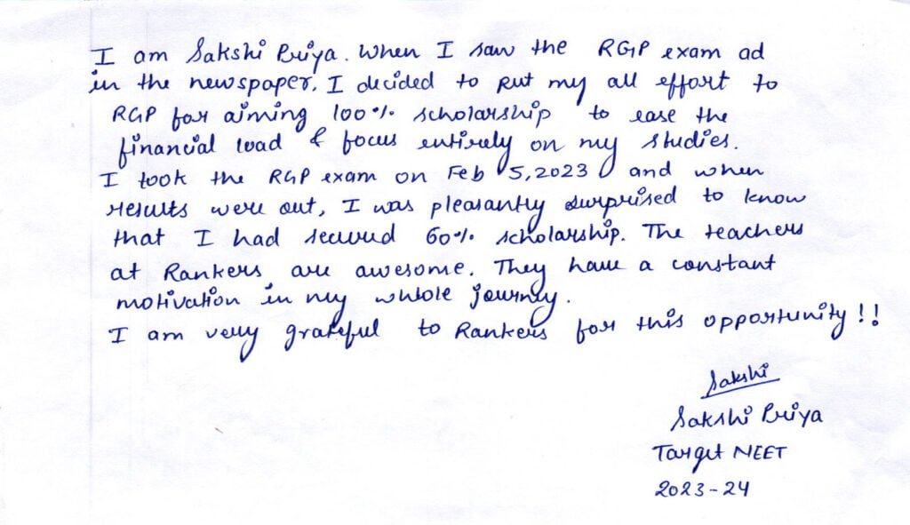 sakshi priya Testimonial